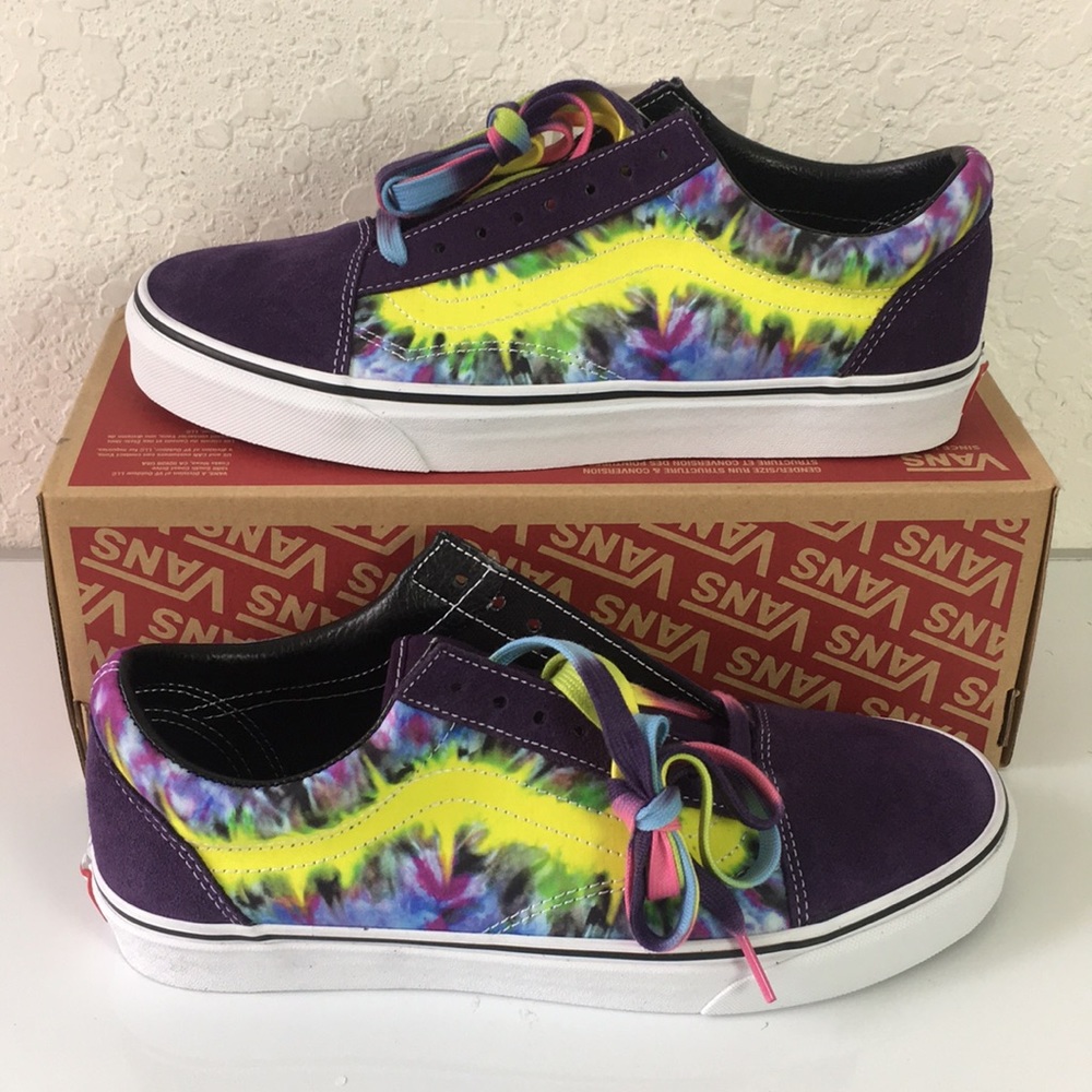 NWT New Vans Old Skool Tie Dye Shoes Size 10